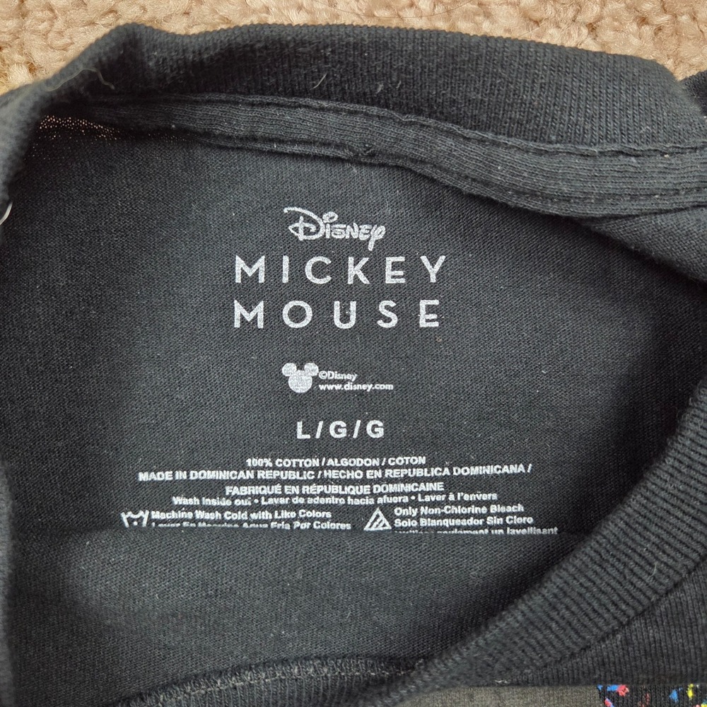 Disney Mickey & Friends Retro Mickey Scribbles Graphic Tee Size L - Picture 3 of 6